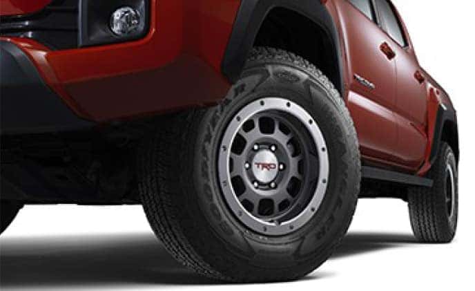2020 Toyota Tacoma 4X2 TRD 16-inch Off-Road Beadlock-Style Alloy Wheel - Graphite (Tires not included)