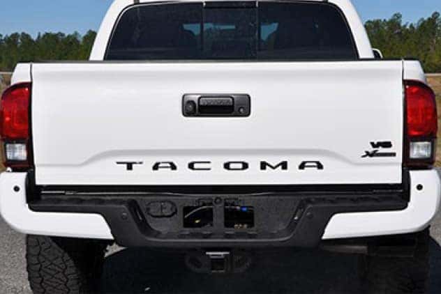 2020 Toyota Tacoma 4X2 Gloss Black Overlays and Tailgate Insert