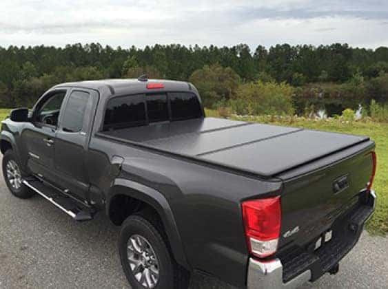 2020 Toyota Tacoma 4X2 Tri-Fold Hard Tonneau Cover with LED Lights