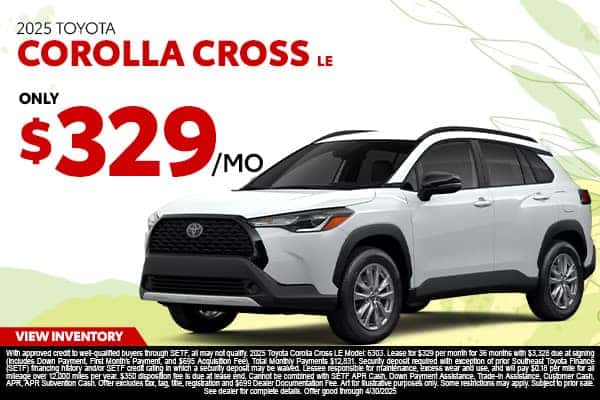 <center><strong>2025 Toyota Corolla Cross LE</strong></center>