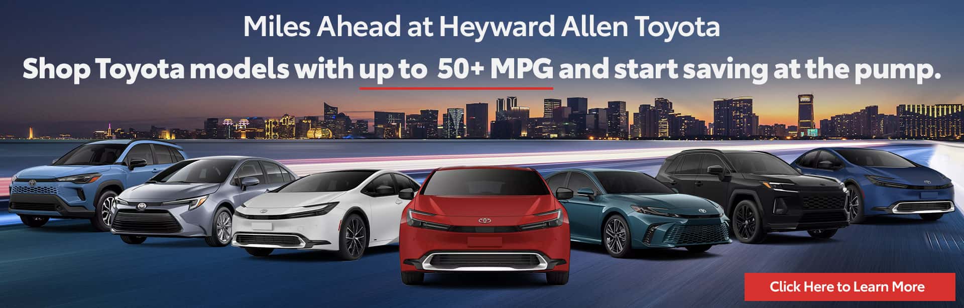 Miles Ahead at Heyward Allen Toyota