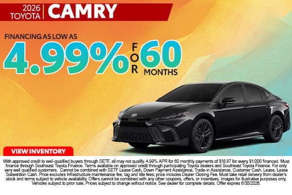 <center><strong>2026 Toyota Camry</strong></center>