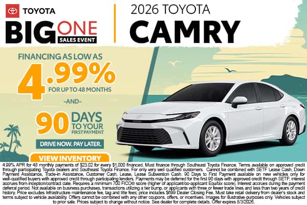 <center><strong>2026 Toyota Camry</strong></center>