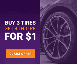 BUY 3 TIRES, GET 4TH FOR $1 Infiniti