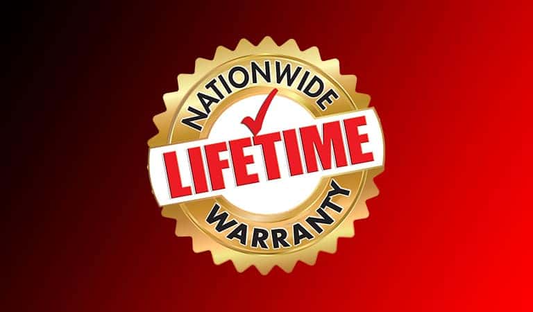 Nationwide Lifetime Warranty