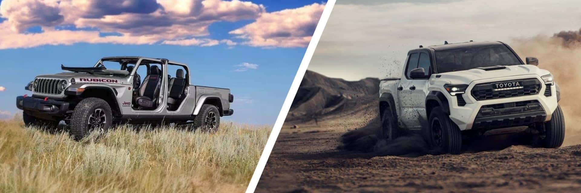 Jeep Gladiator vs Toyota Tacoma: Comparison & Review