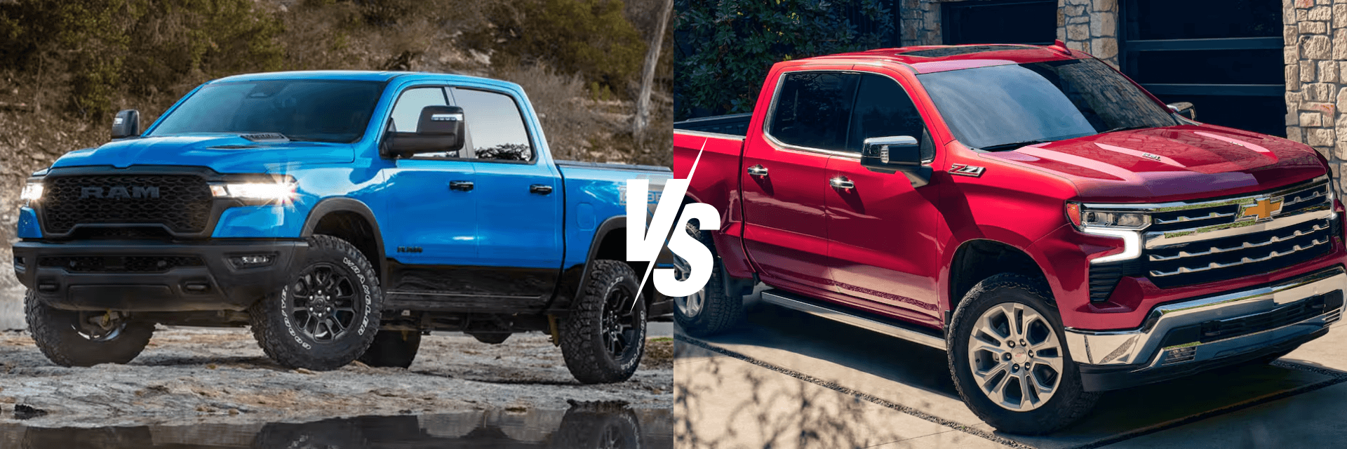 Compare the 2025 RAM 1500 vs. 2025 Chevrolet Silverado 1500