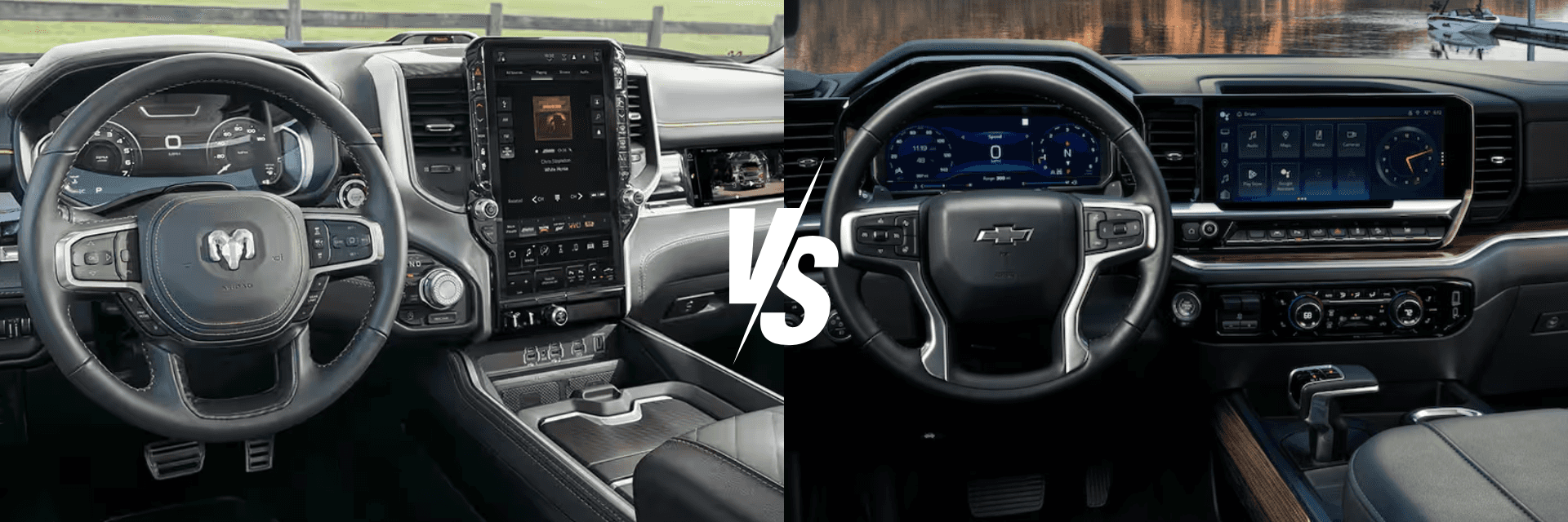 2025 RAM 1500 vs 2025 Silverado 1500