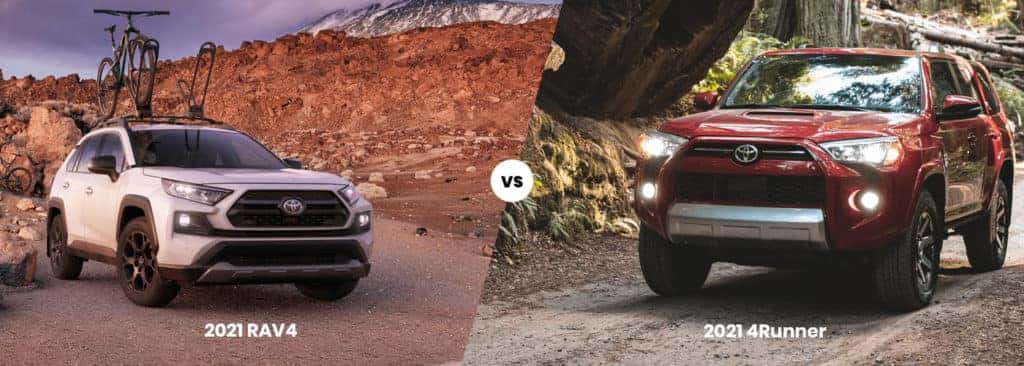2021 Toyota 4Runner vs 2021 Toyota RAV4 Irmo SC - Jim Hudson Toyota