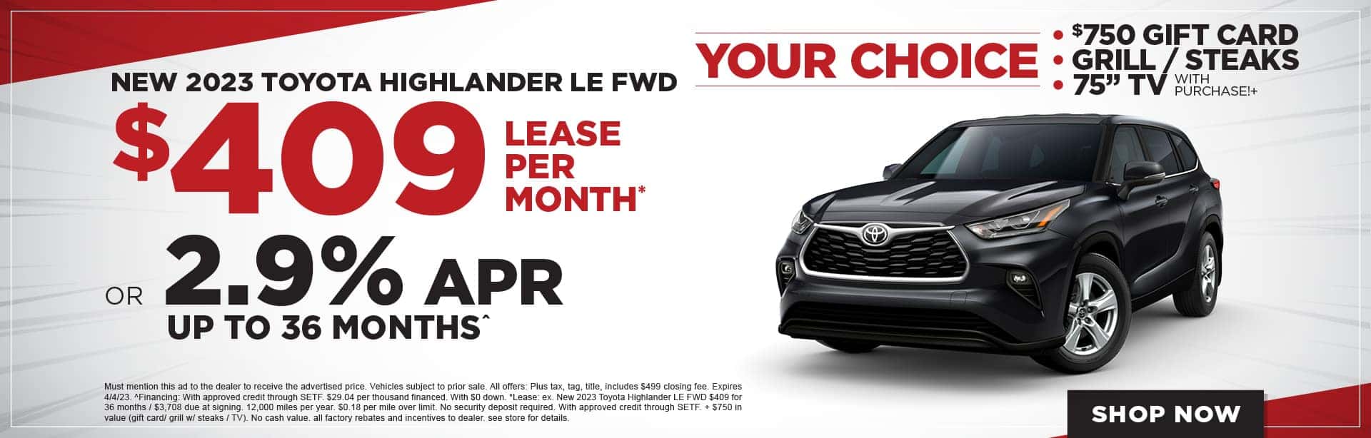 New 2023 Toyota Highlander