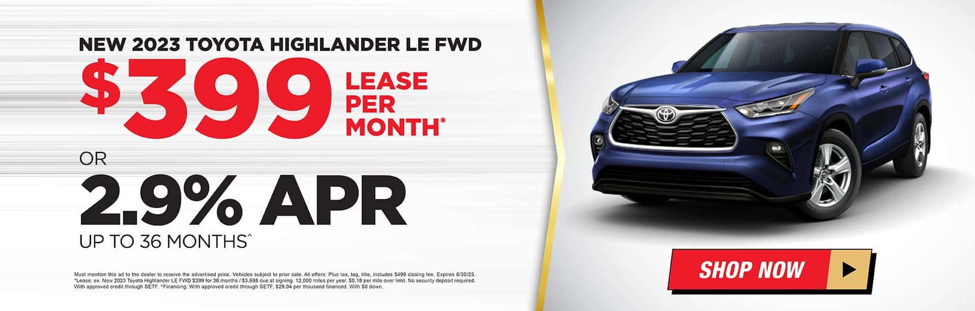 New 2023 Toyota Highlander