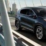 2020 Kia Sportage on a bridge