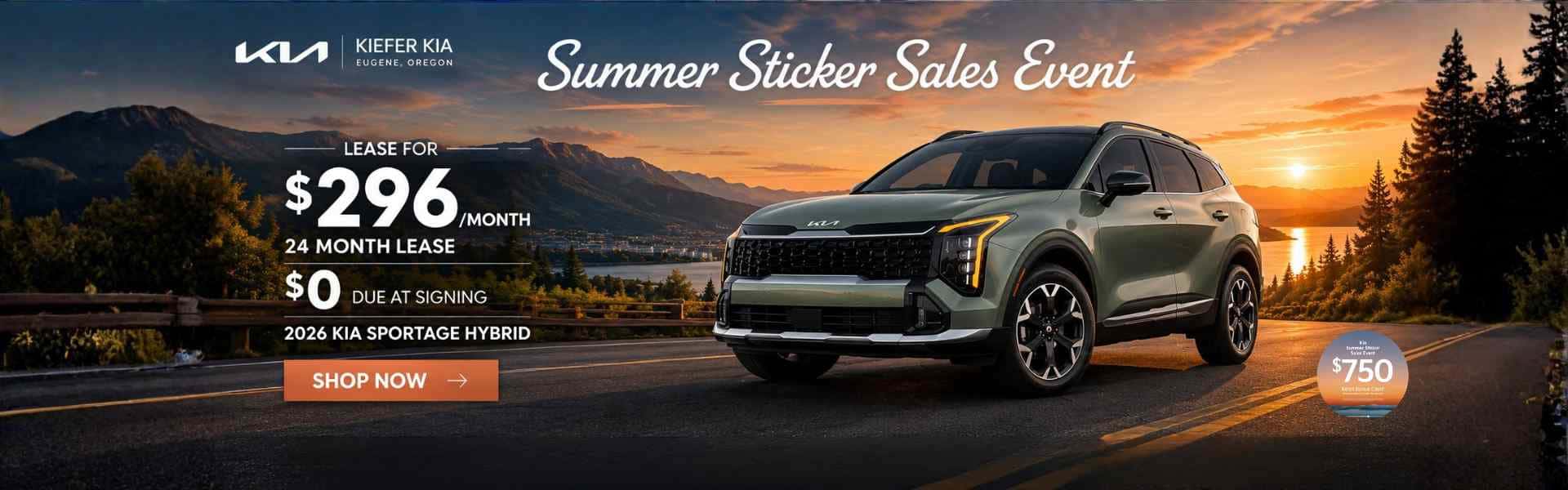 sportage hybrid june slide