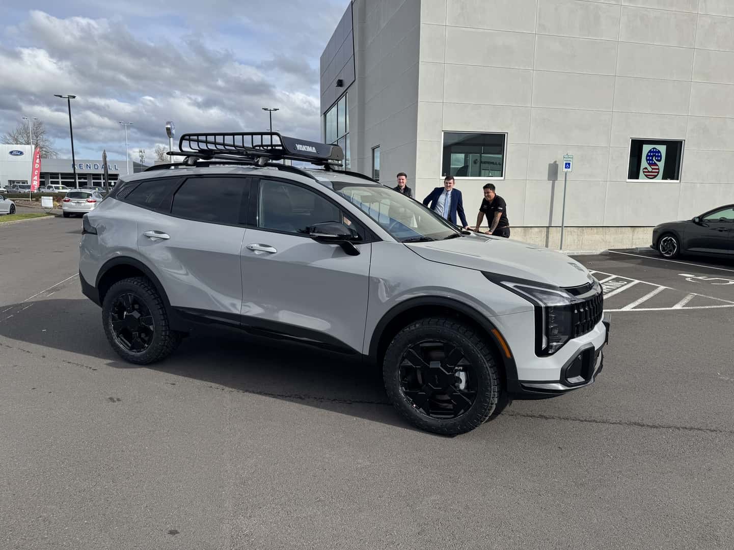 Custom lifted Kia SUV