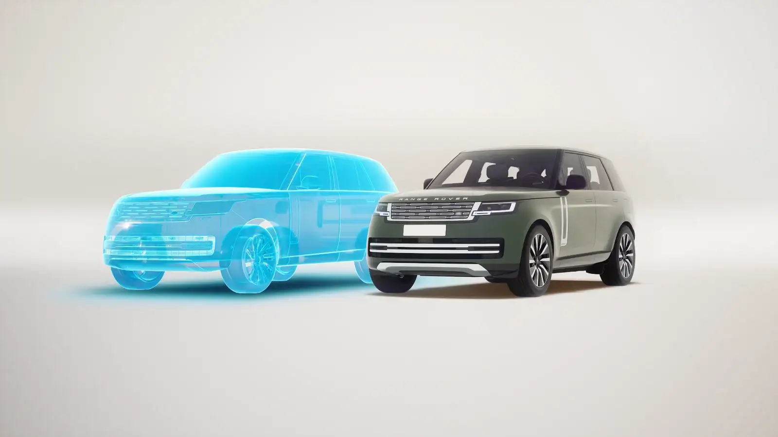 Range Rover Electric digital twin technology