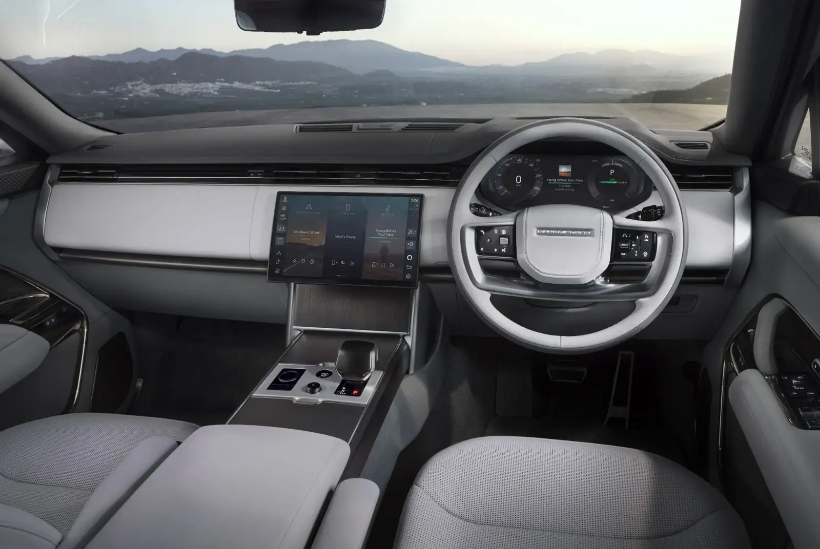Range Rover Electric interior dashboard