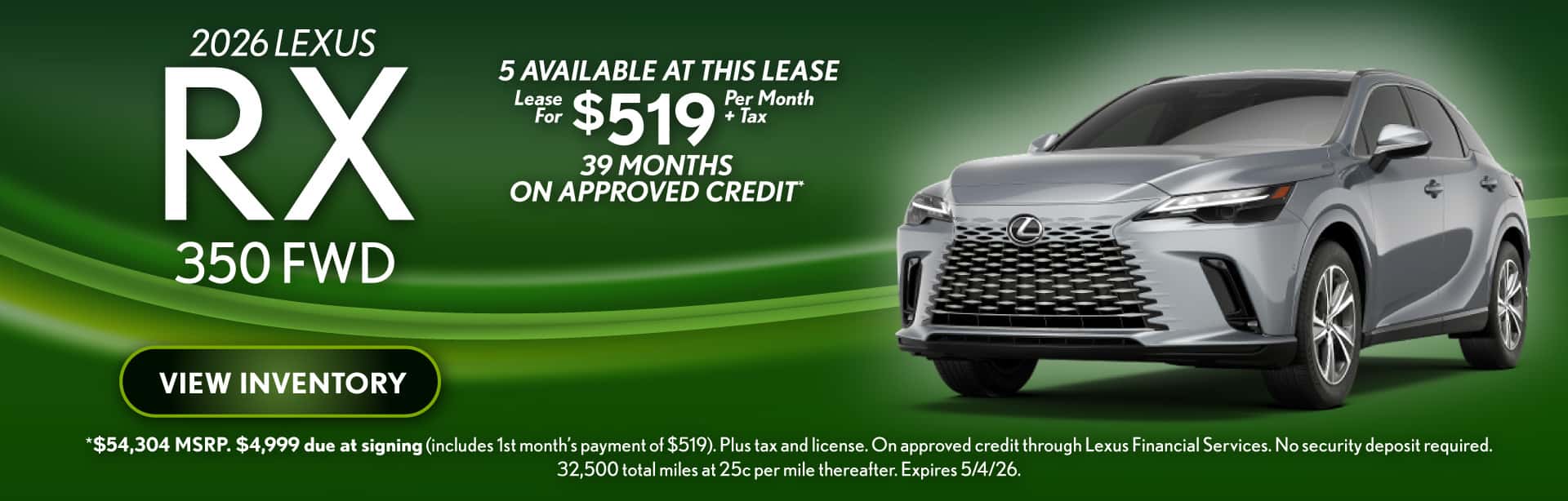Lexus Sedan 2024 Lease