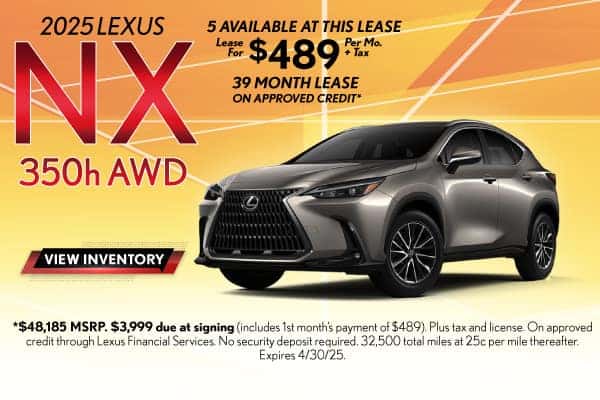 2025 LEXUS NX 350h AWD