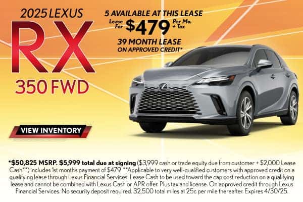 2025 LEXUS RX 350 FWD