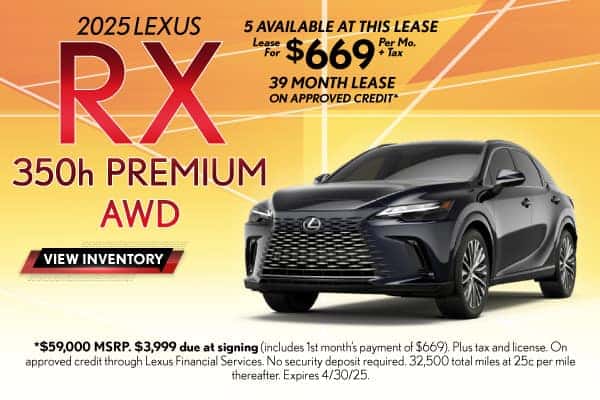 2025 LEXUS RX 350h PREMIUM AWD