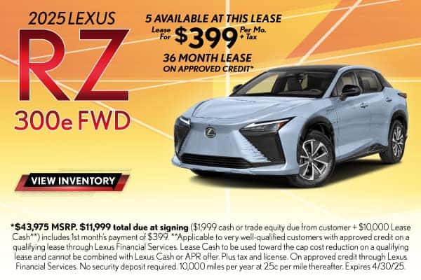2025 LEXUS RZ 300e FWD