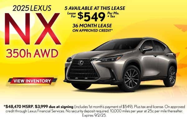 Current New Vehicle Special Offers | Lexus of Woodland Hills