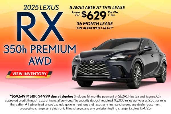 2025 LEXUS RX 350h PREMIUM AWD