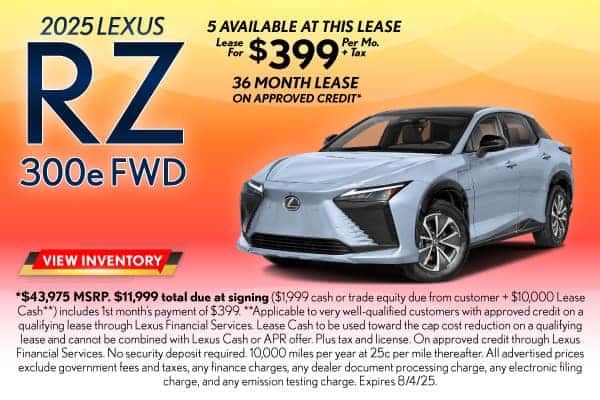 2025 LEXUS RZ 300e FWD
