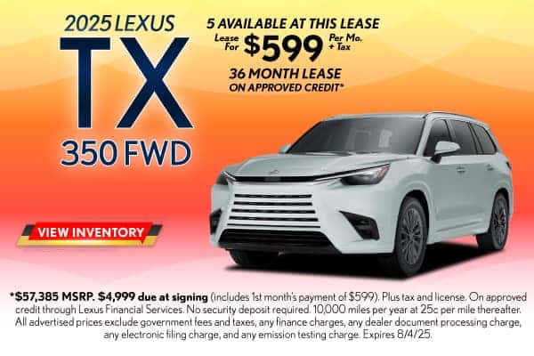 2025 LEXUS TX 350 FWD