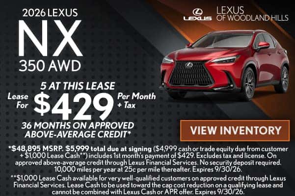 2026 LEXUS NX 350 AWD