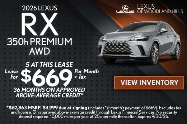 2026 LEXUS RX 350h PREMIUM AWD