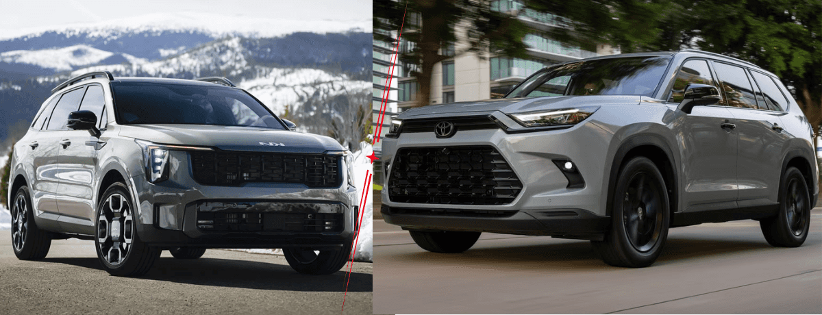 Kia-Sorento-VS-Toyota-Highlander