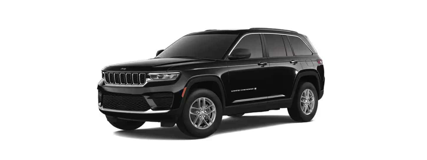 2025 Jeep Grand Cherokee Laredo X in Diamond Black Crystal Pearl-Coat Exterior Paint