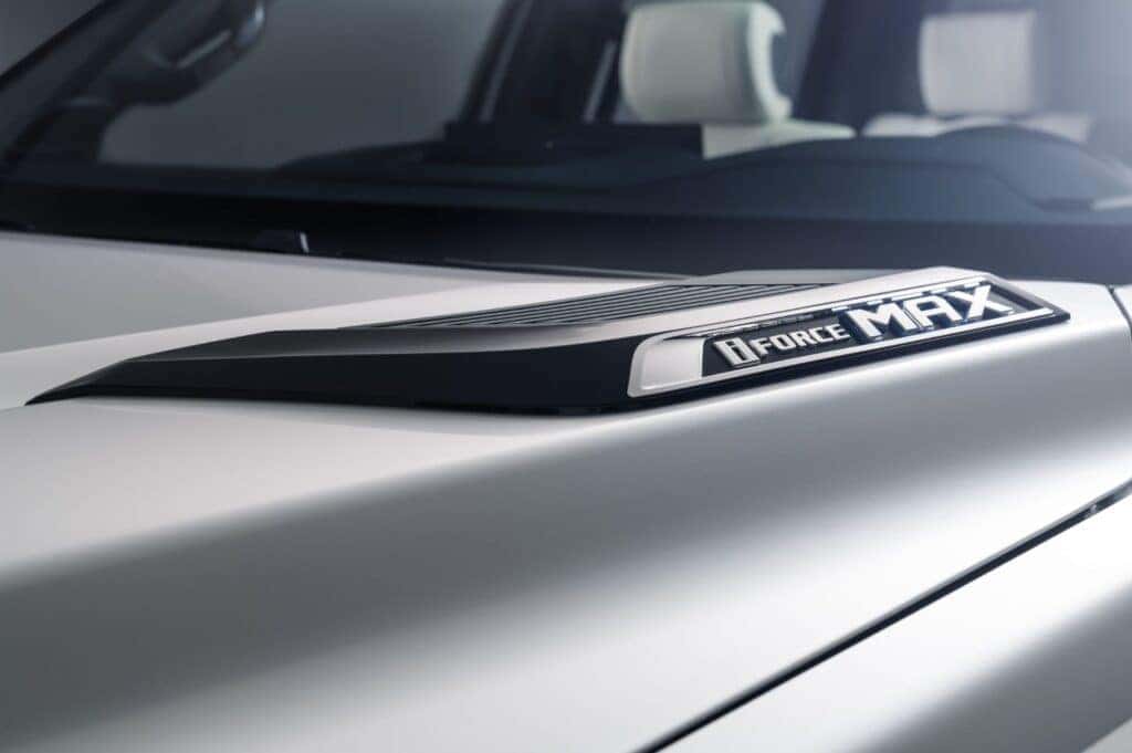 iforce max bading on the hood of the 2025 toyota tundra capstone