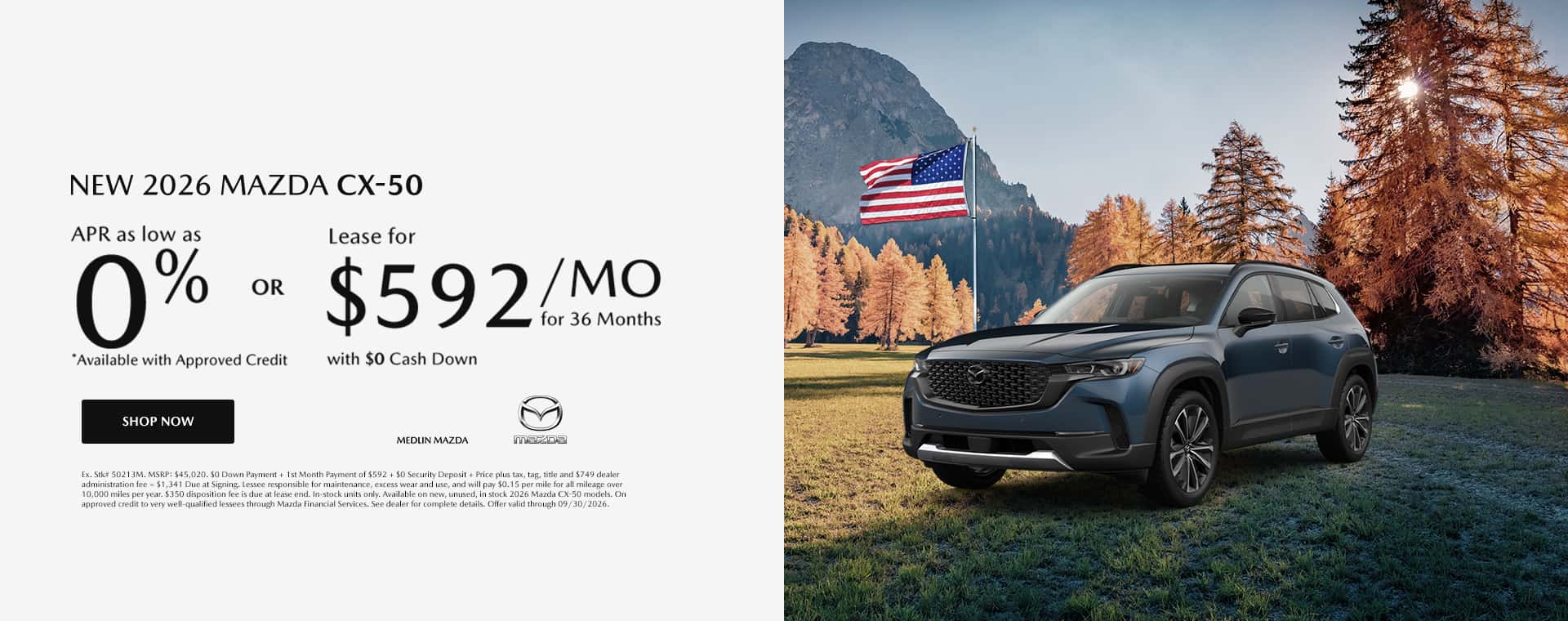 New 2026 Mazda CX-50