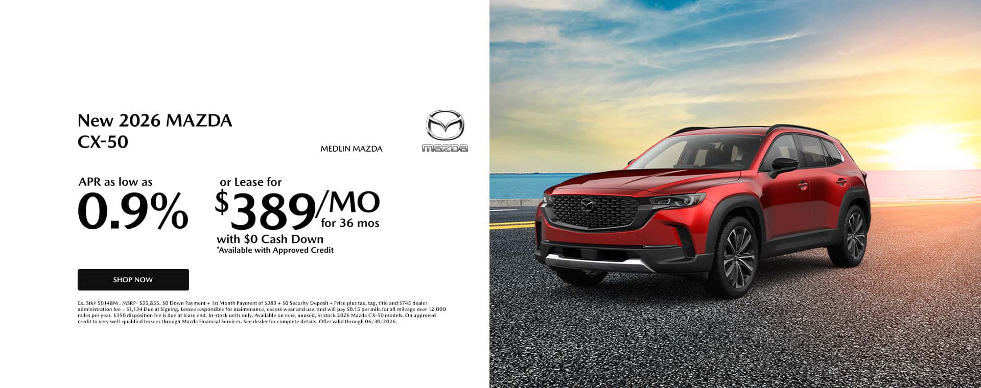 New 2026 Mazda CX-50