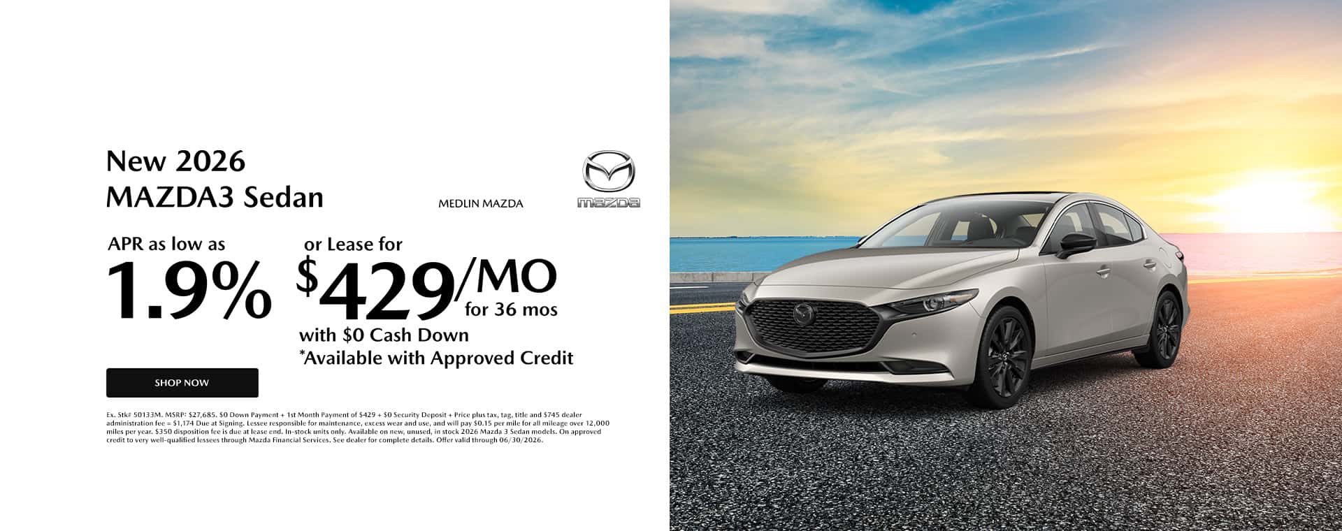 New Mazda 3 Sedan