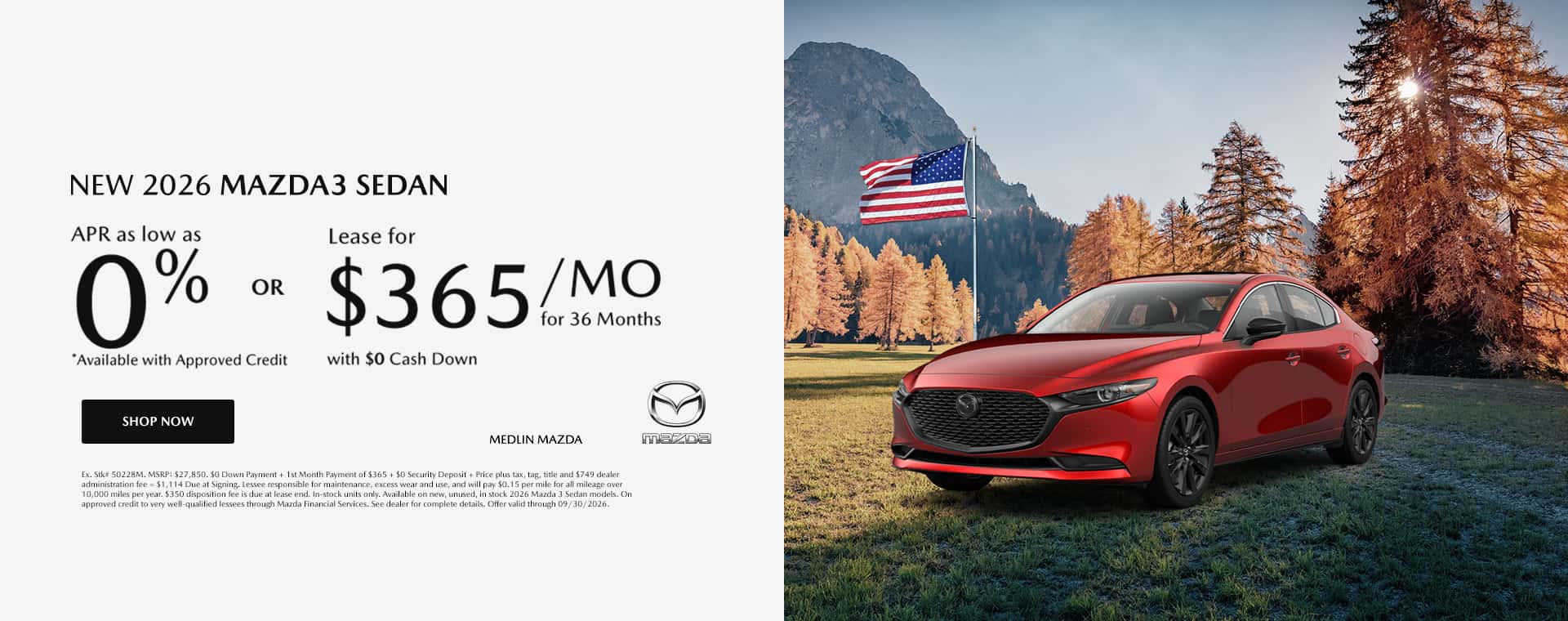 New 2026 Mazda3 Sedan