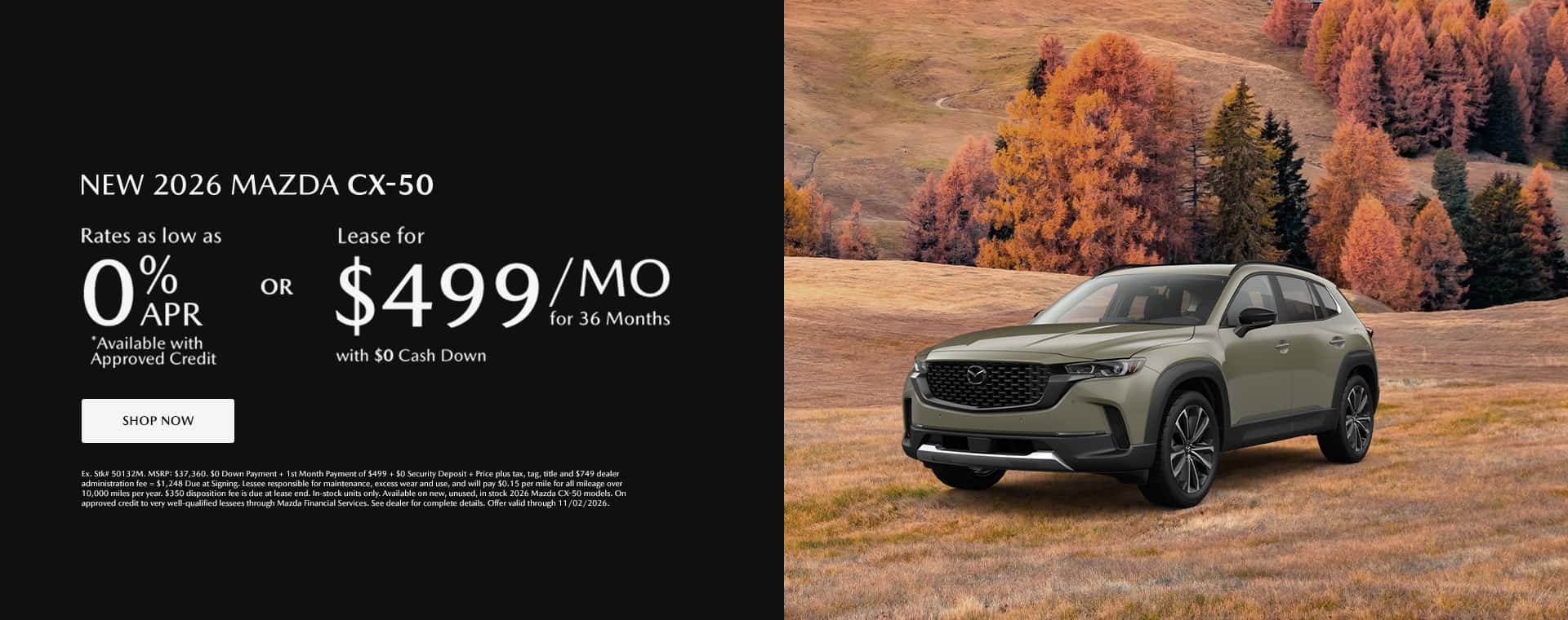 New 2026 Mazda CX-50
