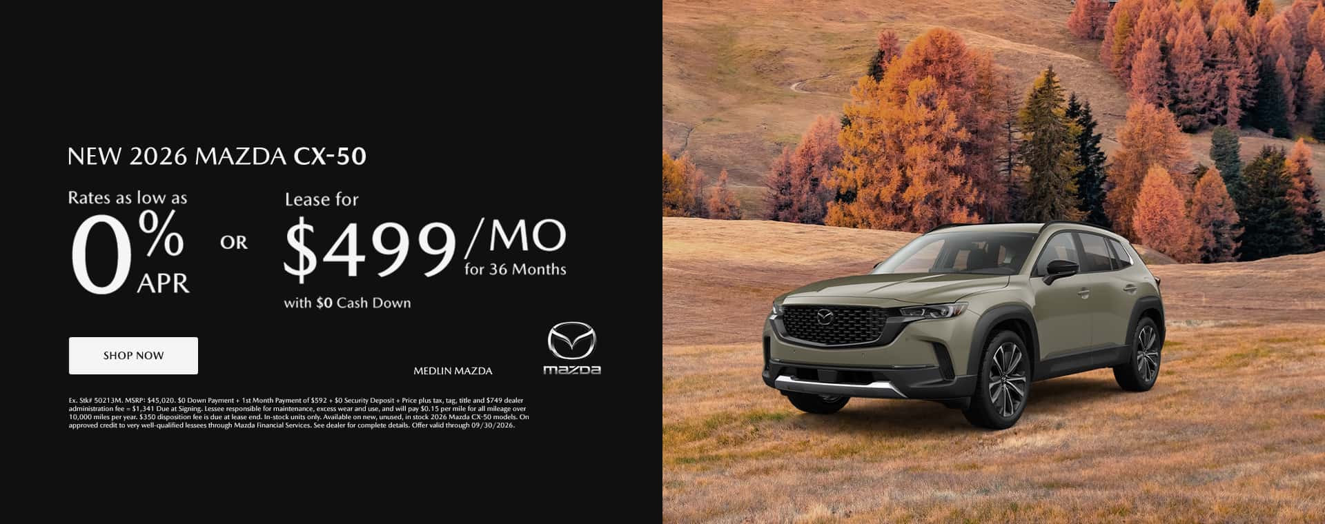 New 2026 Mazda CX-50