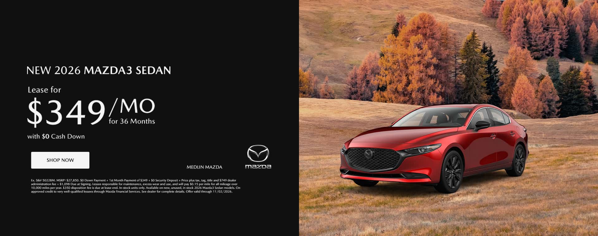 New 2026 Mazda3 Sedan