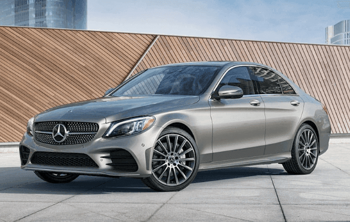 mercedes-benz c-class in city