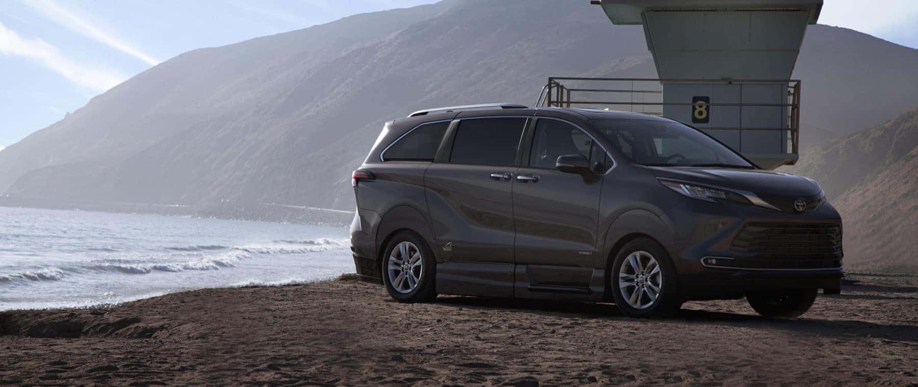 2021 Toyota Hybrid AWD on Beach