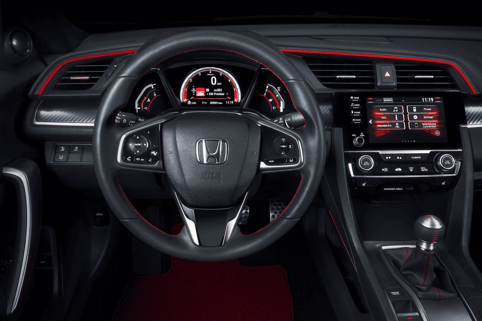  Honda Civic Interior Features