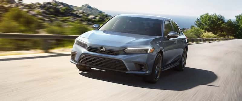 Closeup of a grey 2022 Honda Passport front bumper