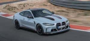 BMW M4 CSL on track