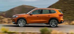 2023 BMW X1 on the road