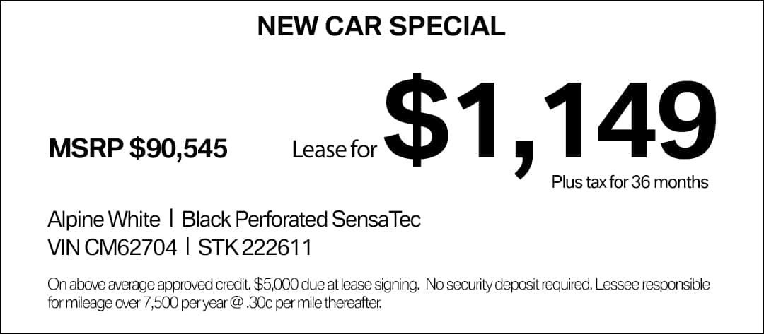 BMW iX Lease Special