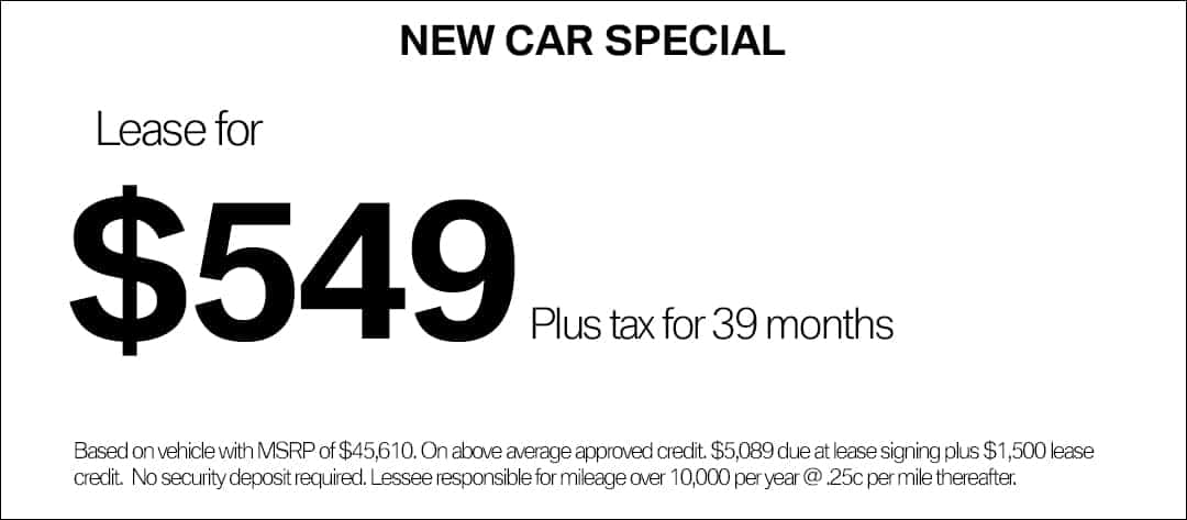BMW 330i Lease Special