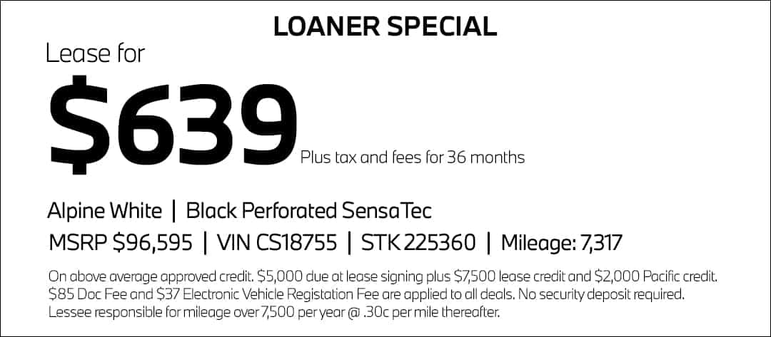 $639 BMW iX Lease Special at Pacific BMW